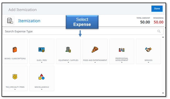 Select Expense