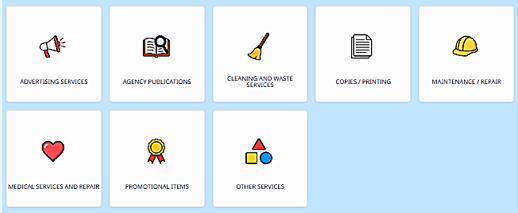 Services sub-icons from Emburse Enterprise system