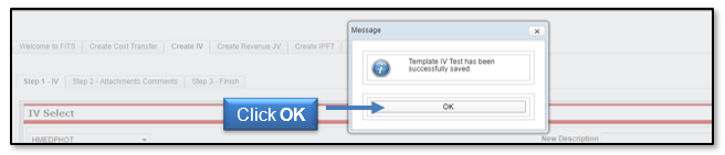 Click OK button