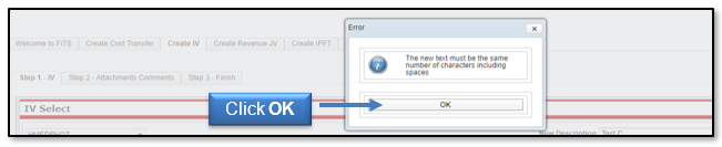 Click OK button