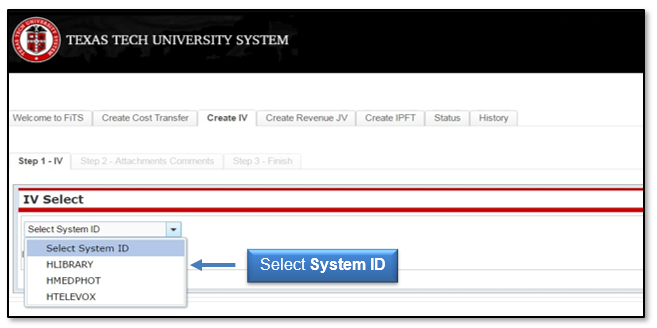 Select System ID