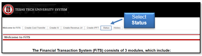 Select Status