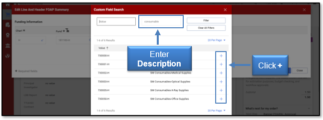 Enter Description and click plus sign