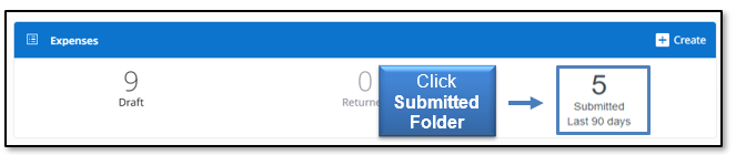 Image: Click Submitted folder.
