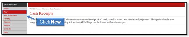 Image illustrating New link location.