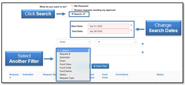 Image illustrating search functionality.