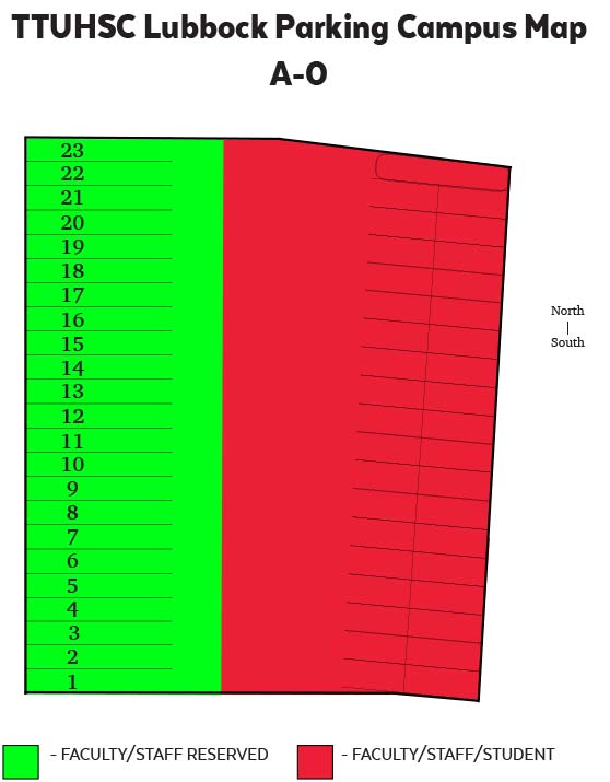 detail map of parking lot A0