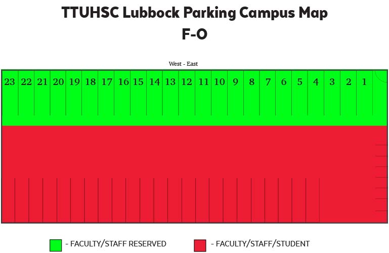 detail map of parking lot F0