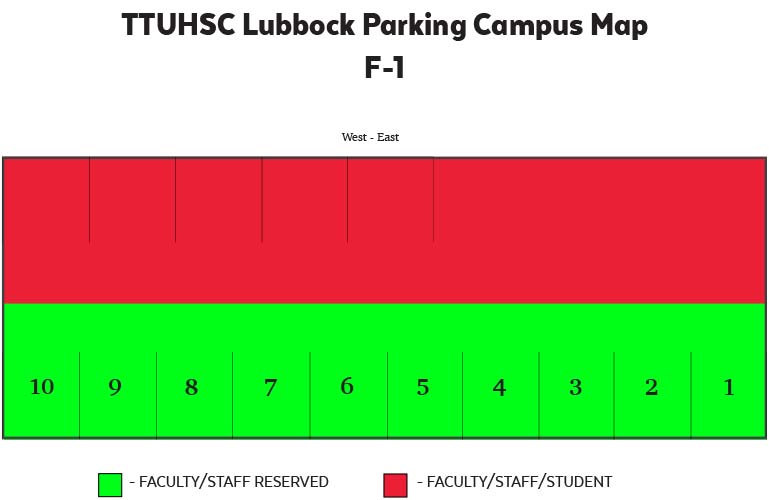 detail map of parking lot F1