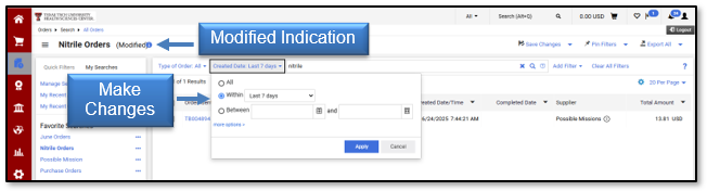 The Modified with display in title, make the necessary changes
