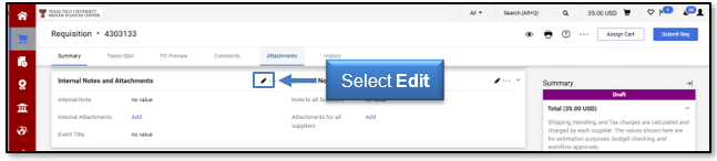 Select Edit