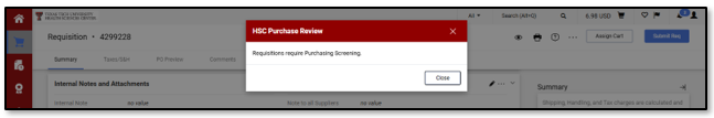 Details on the future workflow step is displayed