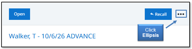 Image in Emburse Enterprise, click the ellipsis to display the options or widen the browser window